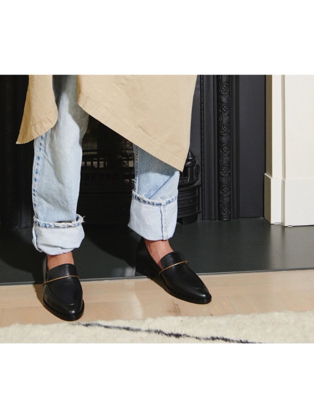FREDA SALVADOR Light Halo Loafer 5.5 US Black - Picture 2 of 11